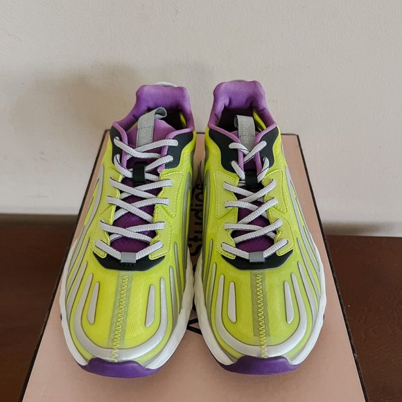 Acne Studios Trail Sneakers Green/Silver/Purple US 8.5 IT 40 - Picture 2 of 7